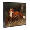 Stupell Industries Wild Fox in Forest Framed Giclee Design By Julia Purinton